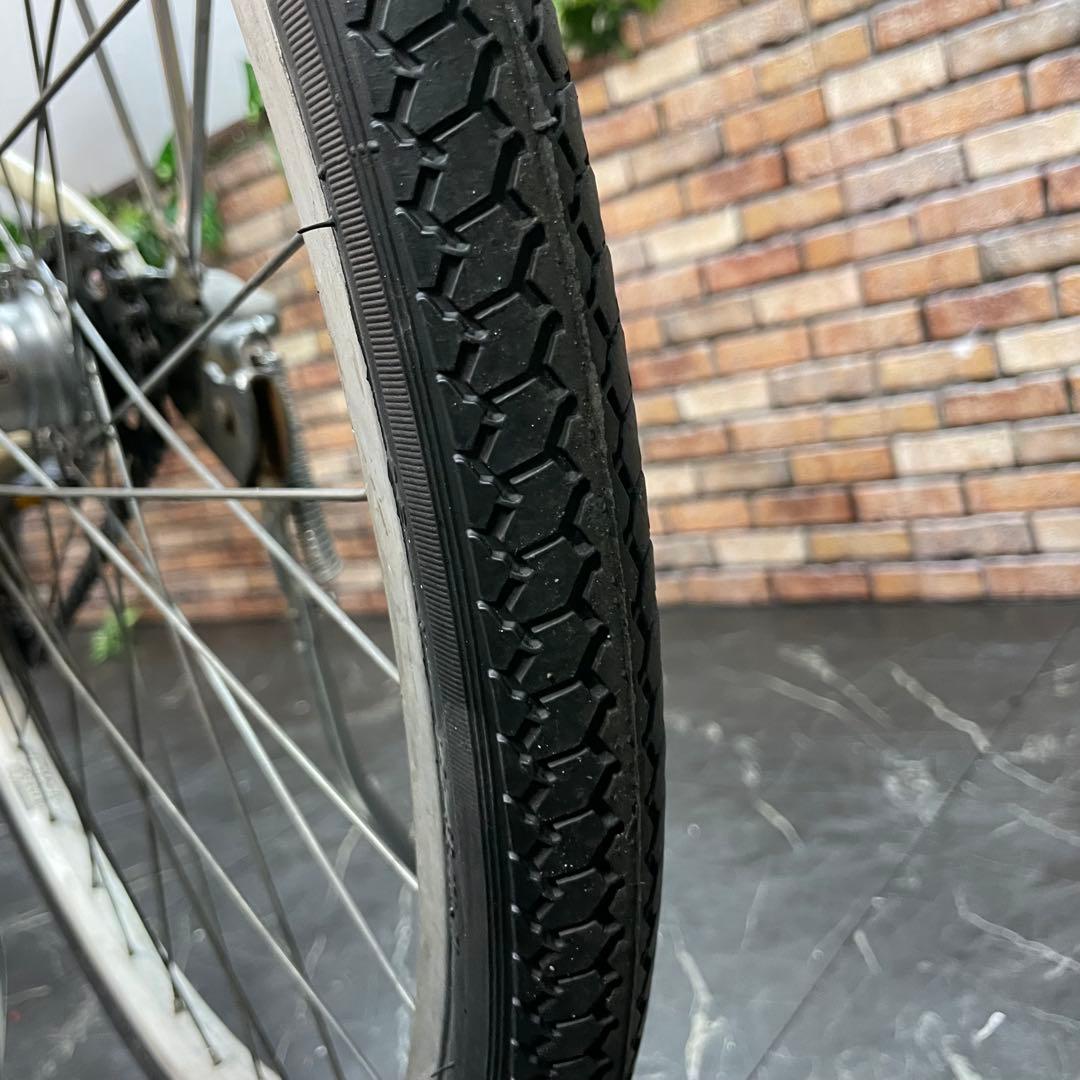 【51】電動自転車 YAMAHA PAS クリーム 26インチ