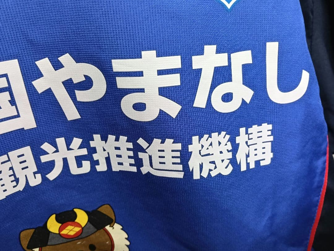 【希少・Lサイズ】ヴァンフォーレ甲府 長袖ピステ フルスポンサー 武田菱丸