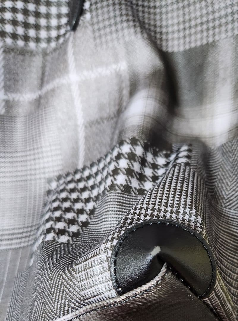 良品　TAKEO KIKUCHI　パッチワークプリントPVCトートバッグ