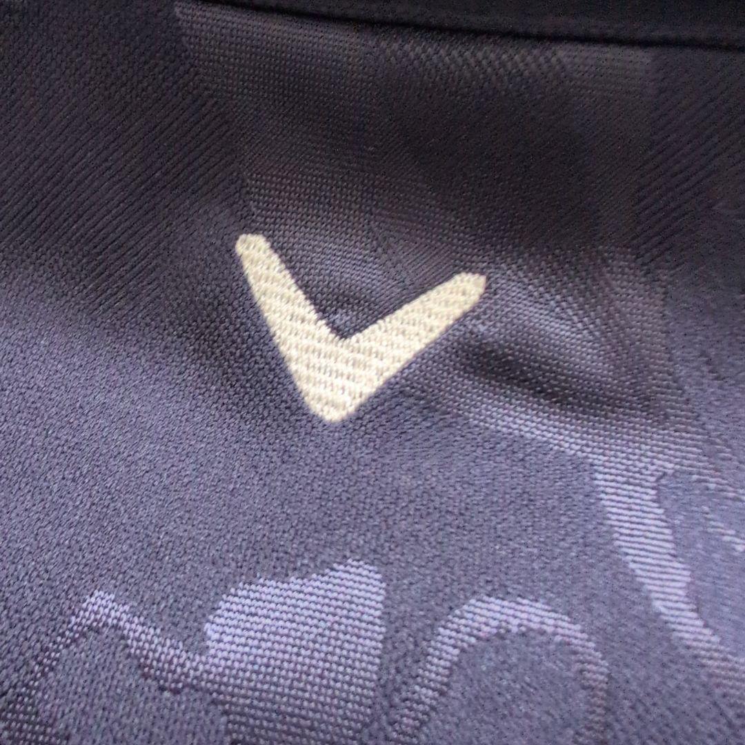 【極美品】キャロウェイゴルフ　ボタニカル総柄　速乾ポロシャツ半袖　M