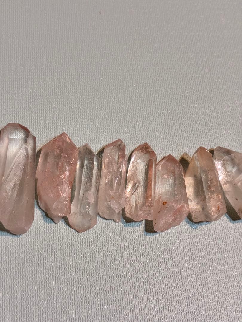 希少 ピンクレムリアンシードクリスタル 天然石 スティック ポイント ⑲