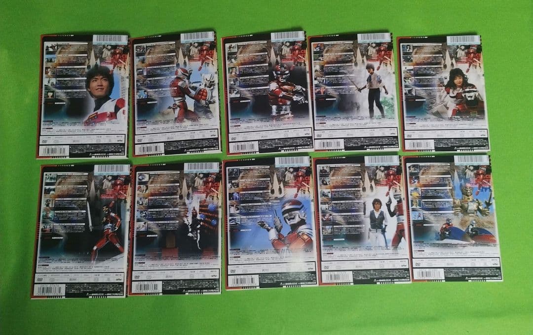 送料無料 宇宙刑事シャリバン 全10巻 DVD レンタル落ち ケース無し