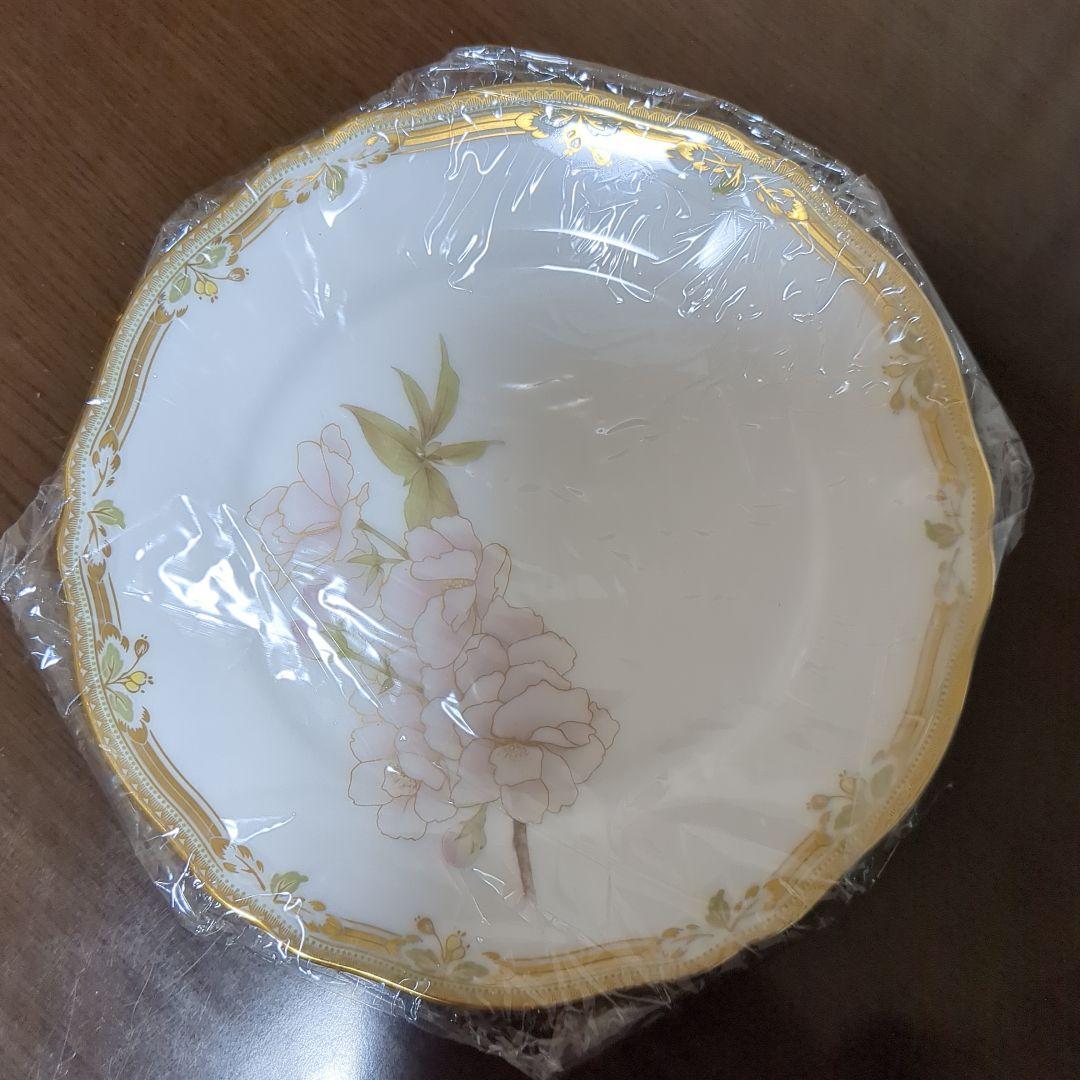 【新品未使用】Noritake Gala Contessa 花柄皿 6枚セット
