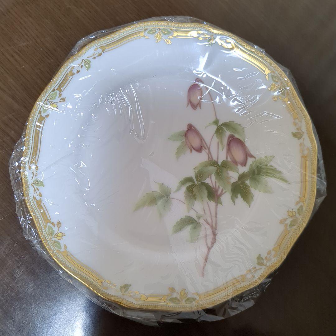 【新品未使用】Noritake Gala Contessa 花柄皿 6枚セット