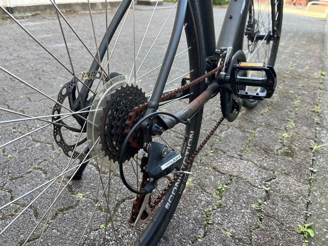 クロスバイク ブラック