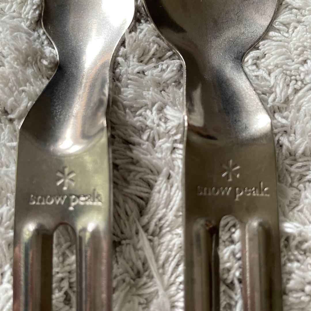 ⭐︎廃盤品⭐︎スノーピーク　チタンカトラリーセット　 peak