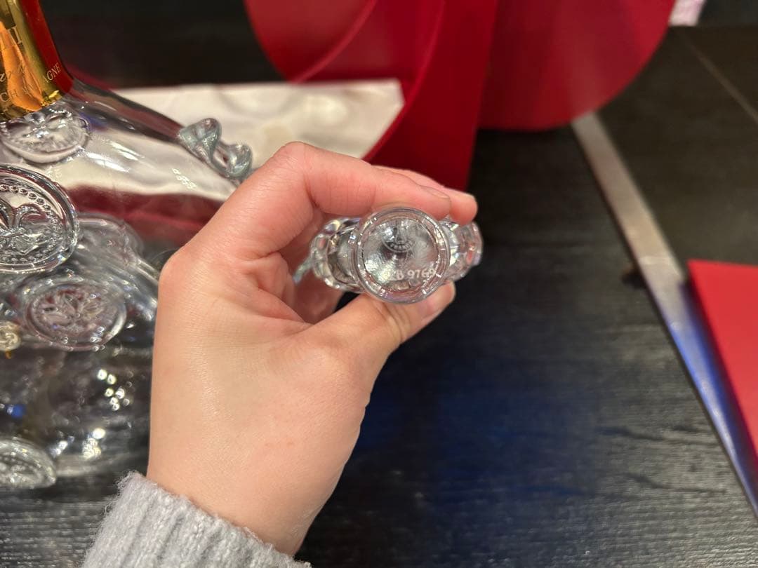 レミーマルタン　ルイ13世　 700ml バカラ製ボトル空瓶　箱付き　替栓付