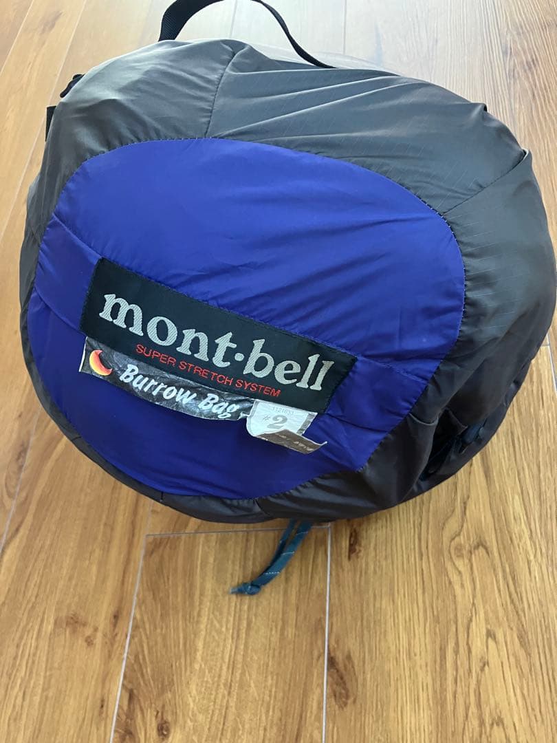 Mont-bell burrow-bag Super stretch 寝袋