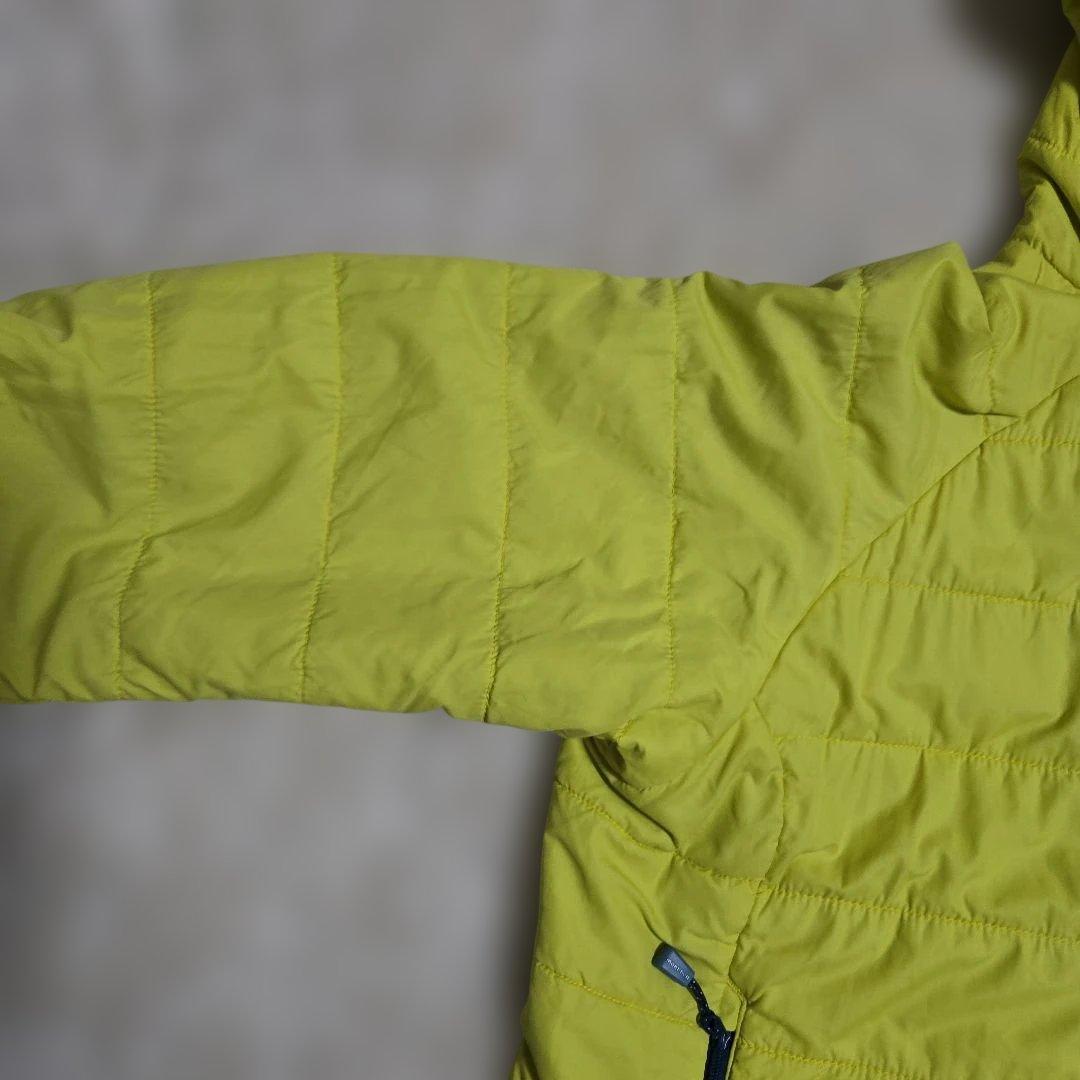モンベル サーマランド パーカー リバーシブル 中綿 ジャケット L 青×黄