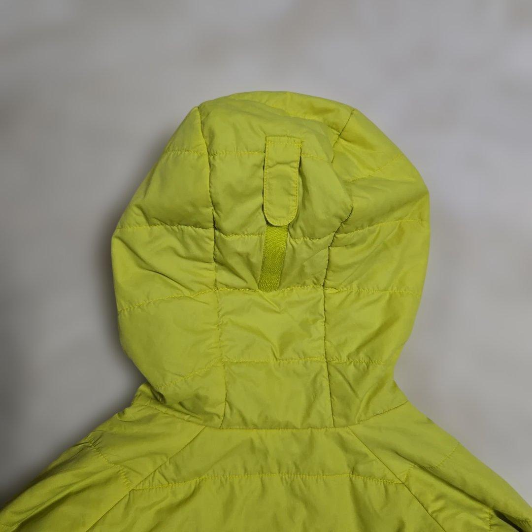 モンベル サーマランド パーカー リバーシブル 中綿 ジャケット L 青×黄