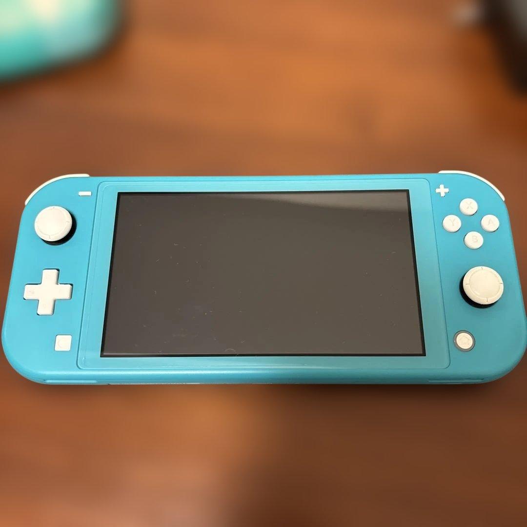 Nintendo Switch Lite ターコイズ　ケース microSD付き