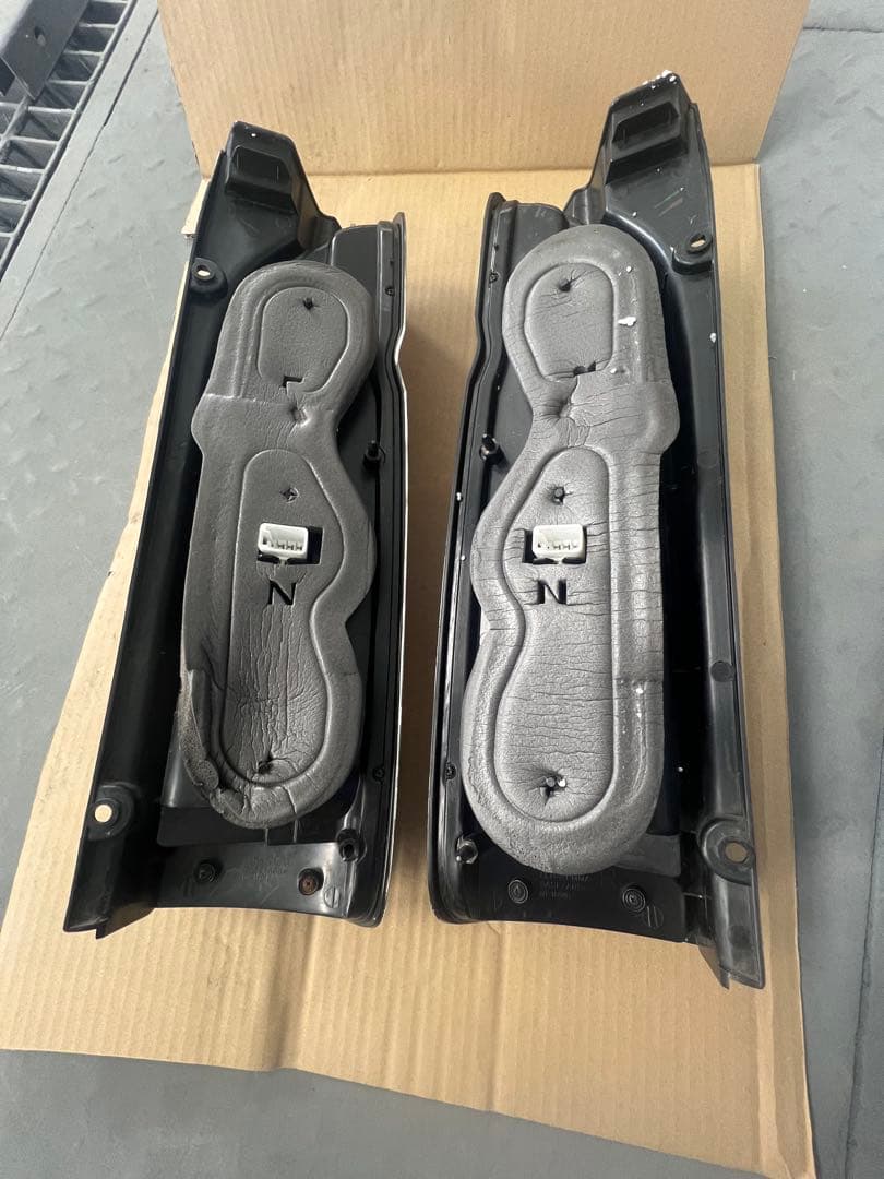 テールランプ 2個セット レッド/クリア