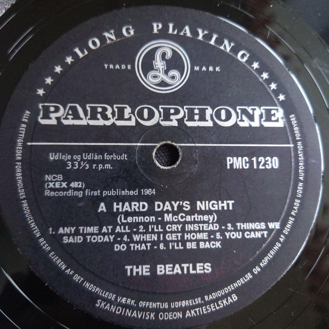 ビートルズ BEATLES/ A HARD DAY'S NIGHT/デンマーク盤