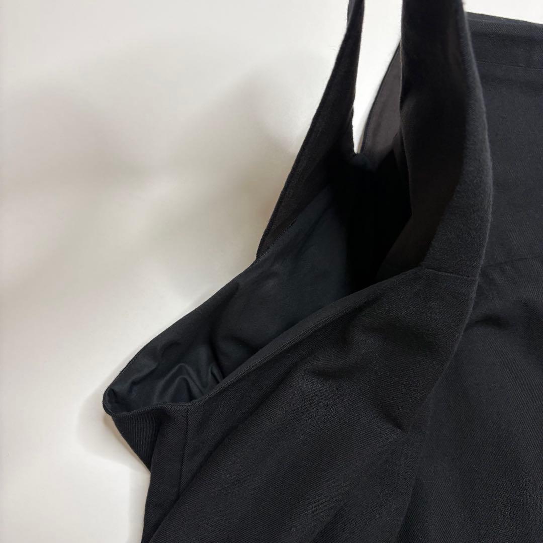 かぐれ ウールコットンクルーネックワンピース BLACK / FREE