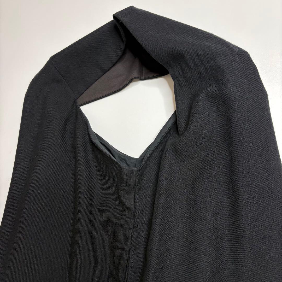 かぐれ ウールコットンクルーネックワンピース BLACK / FREE