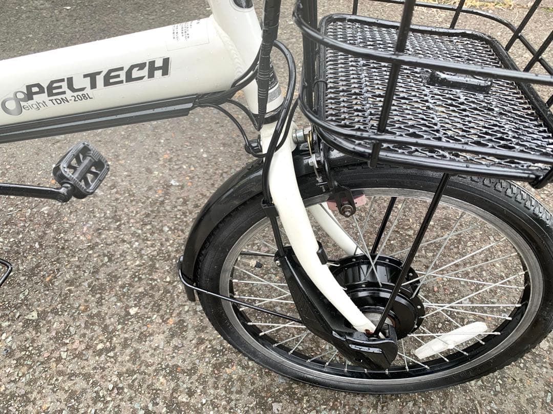 【動作確認済】送料無料 PELTECH 折り畳み電動アシスト自転車6速20インチ