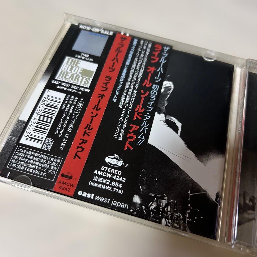 注目❣️廃盤帯付❣️THE BLUEHEARTS LIVE ALL SOLDOUT