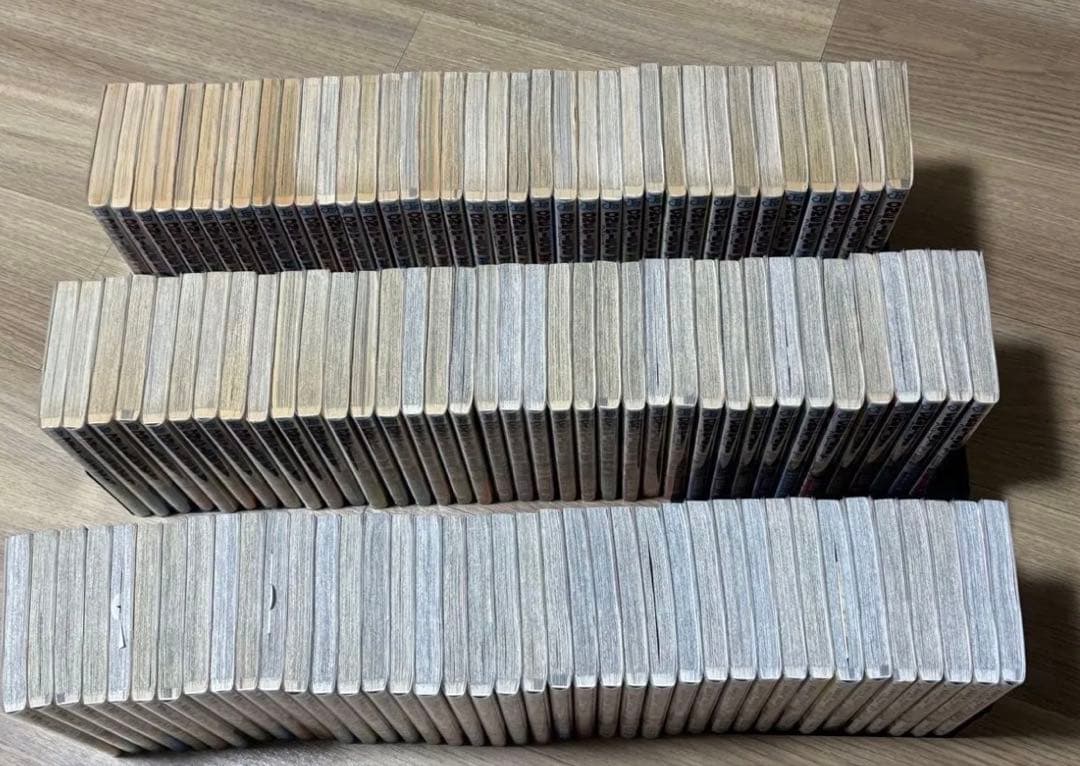 ワンピース　全巻初版帯付き　チラシ・ハガキ完備！