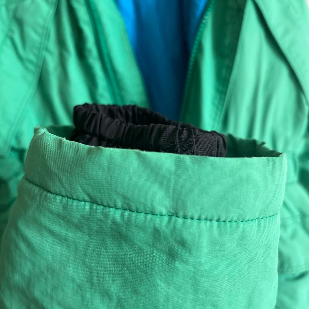 The North Face 子ども用スキーウェア 緑色