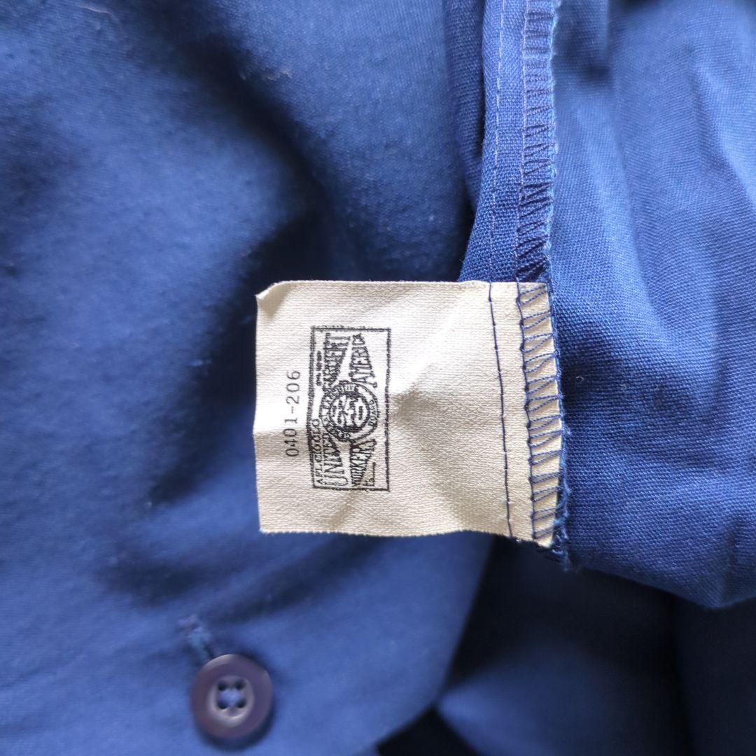 70sUSAビンテージKingLouieキングルイボウリングシャツ（ネイビー）