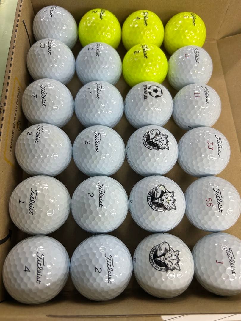 タイトリスト中古ゴルフボール　25年ニューモデル プロv1、v1x おまけ付き