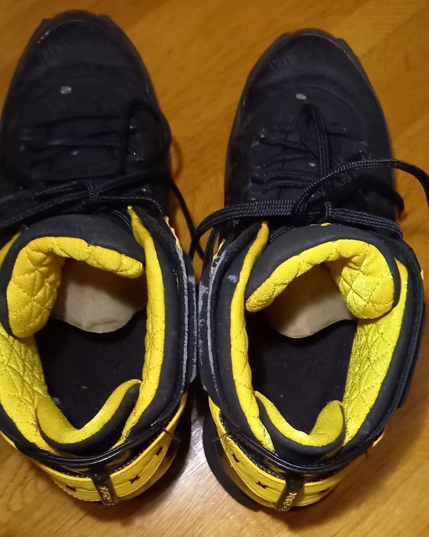 値下げ　美品AIR JORDAN XX2 22PE 28.5cm黒/黄ジョーダン