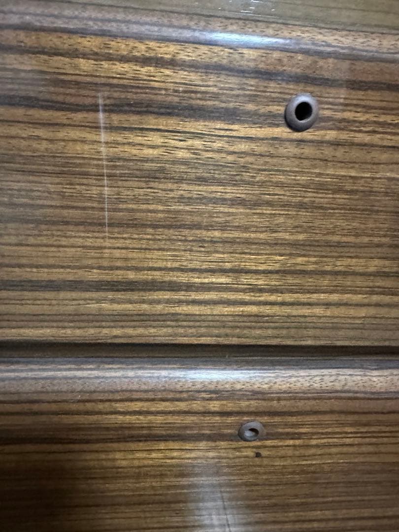 ブラウンストライプチェスト タンス　箪笥