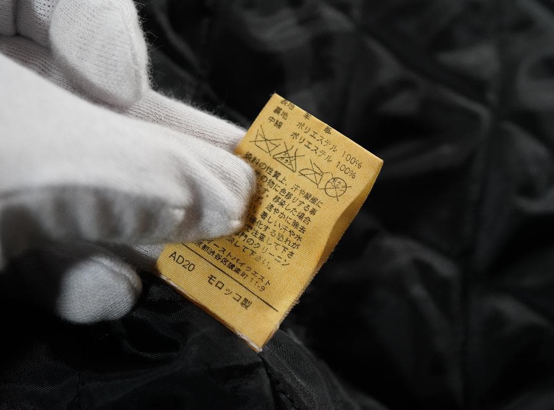 00s A.P.C. ラムレザー ジャケット 羊革 イーストバイウエスト XS