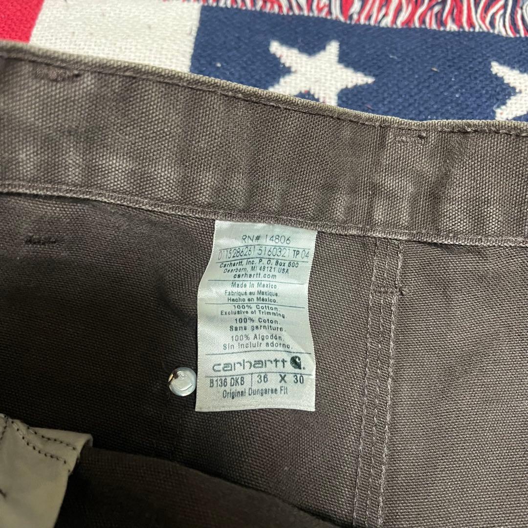 90s carhartt カーハート ダブルニーペインターパンツ ボロ ペンキ飛