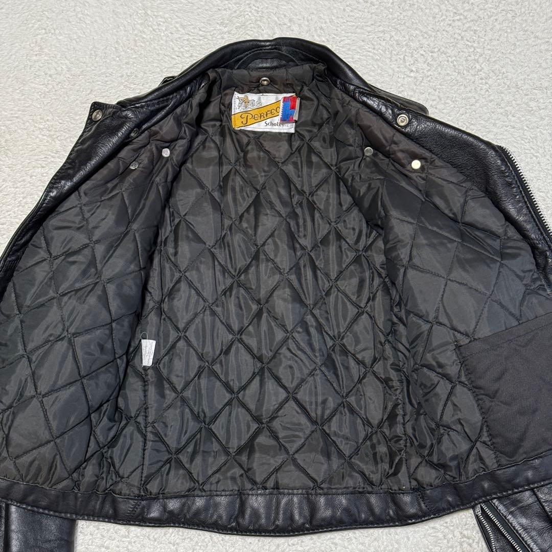 Schott 618 ダブル ライダース 36 バイカータグ後期 USA製