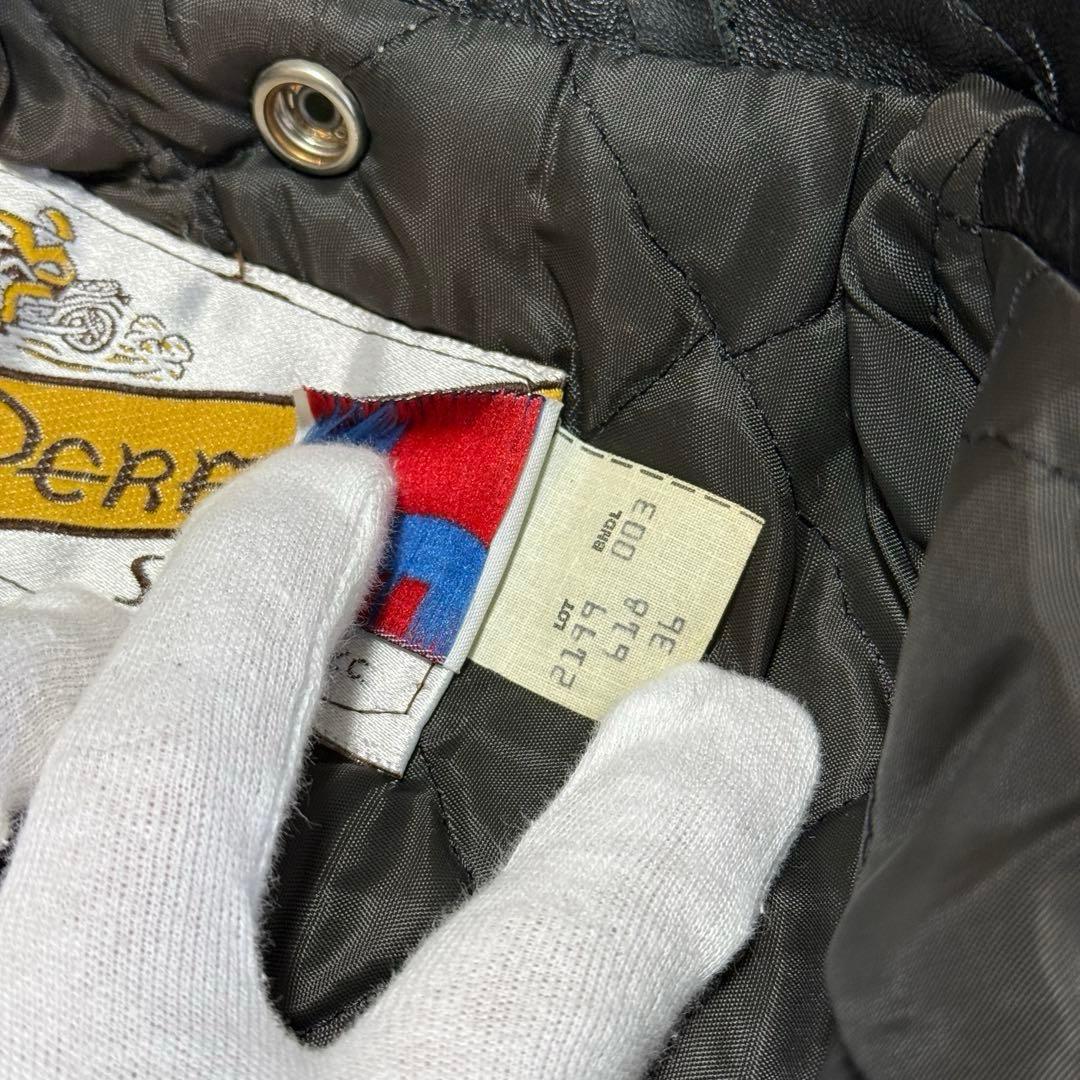 Schott 618 ダブル ライダース 36 バイカータグ後期 USA製