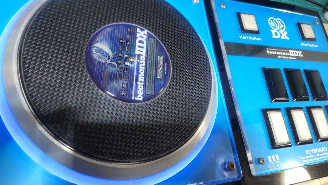 ビートマニア DAO FP7 コントローラー ブルーパネル 静音化 EMP