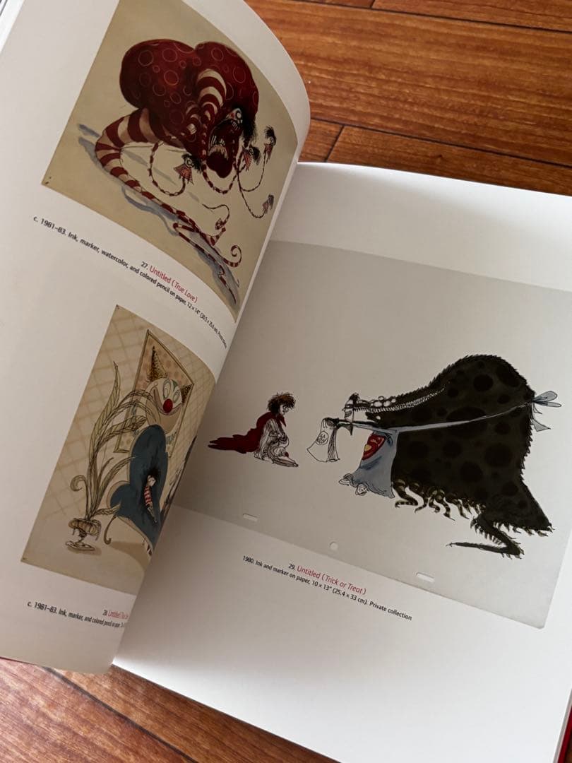 ティムバートンの世界展　図録とおまけ　ニューヨークMoMA購入