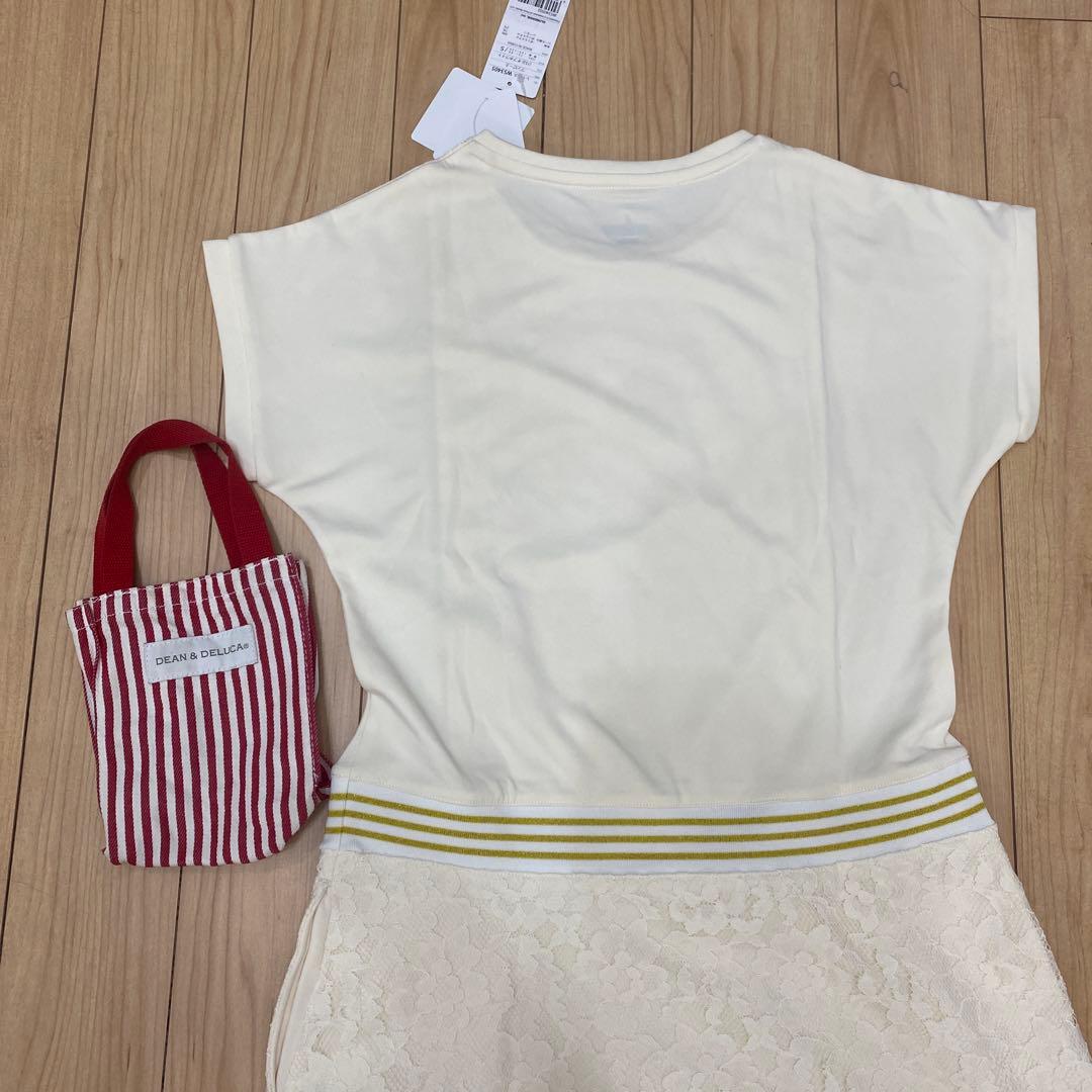 prince レース模様ドレス クリーム