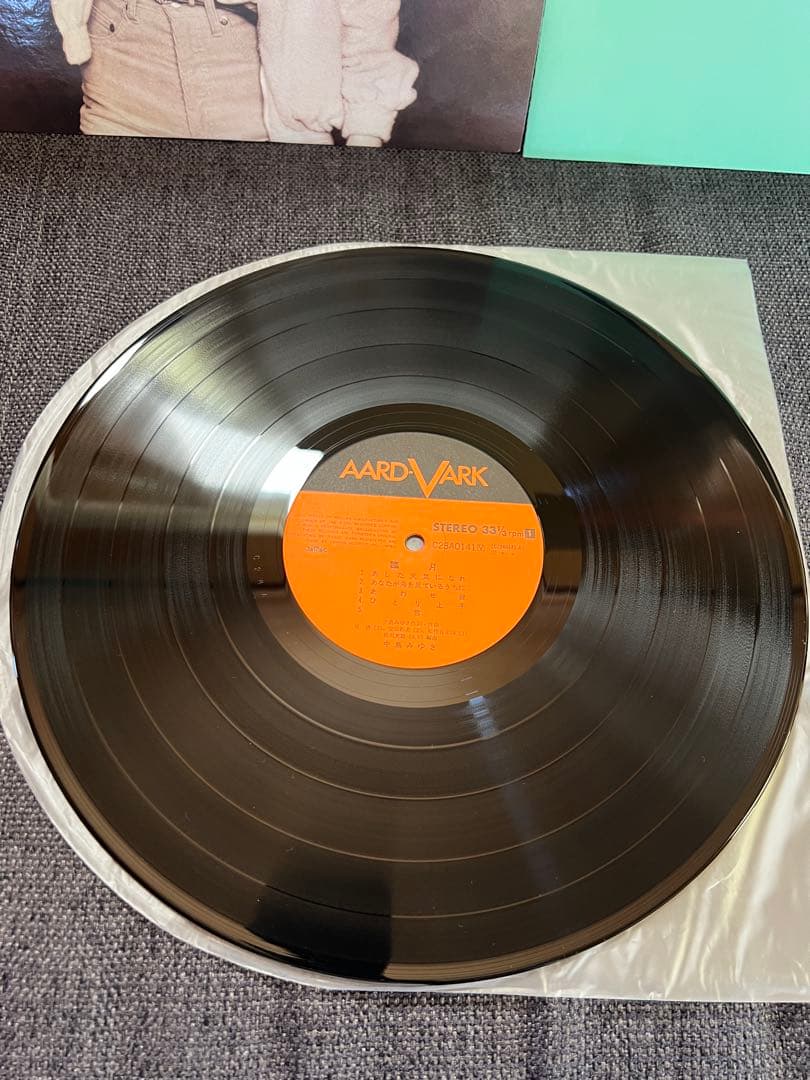 中島みゆき LP『臨月』1981年 帯　美品 AARD-VARK盤レコード邦楽