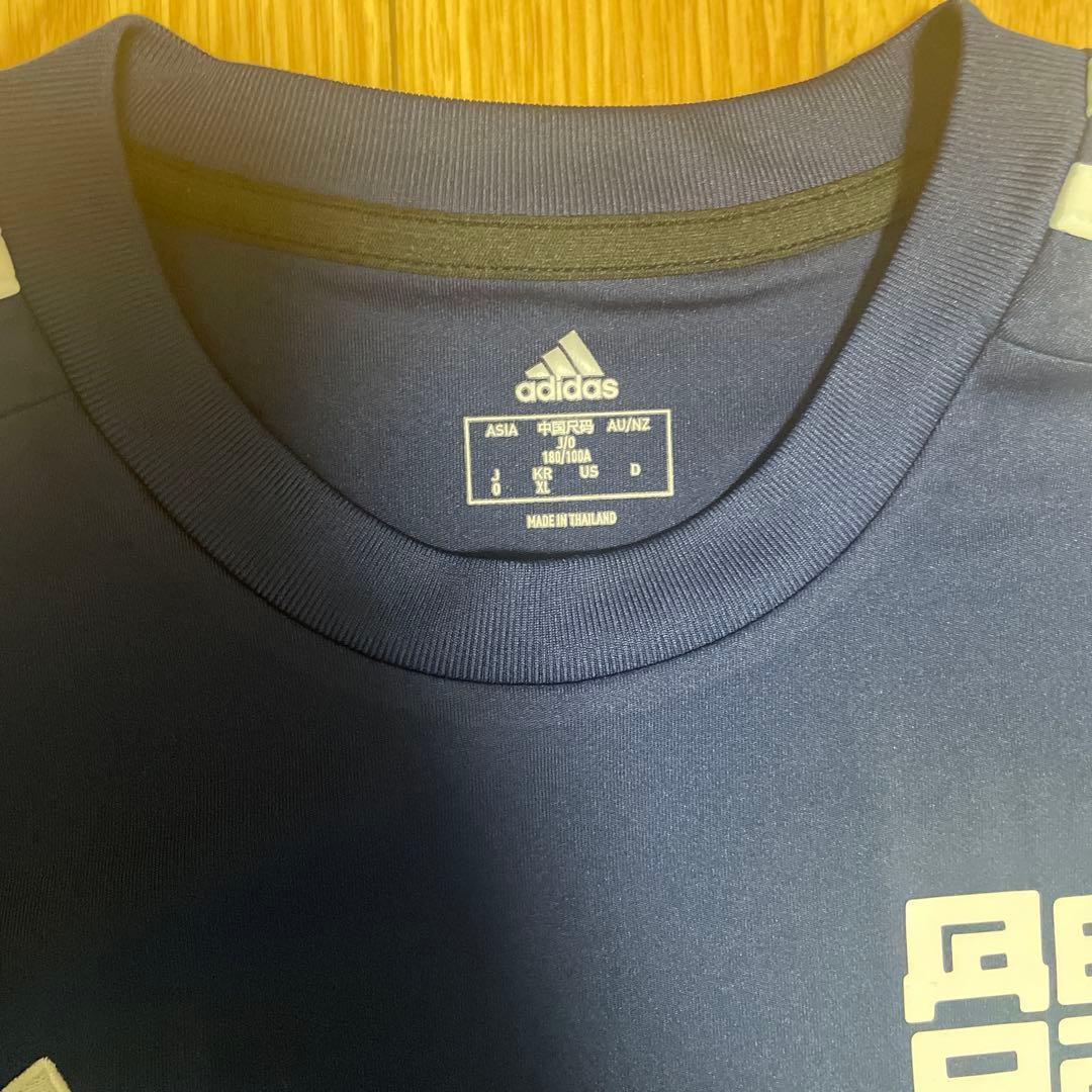 adidas サッカーウェアセット ネイビー