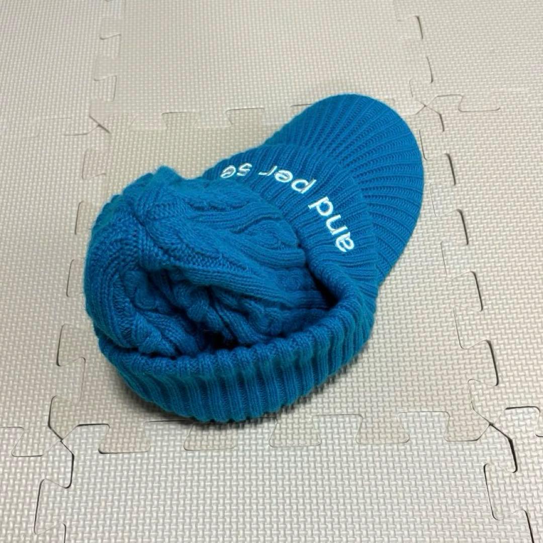 and per se アンパスィ　ニットキャップ　ニット帽　　ゴルフ