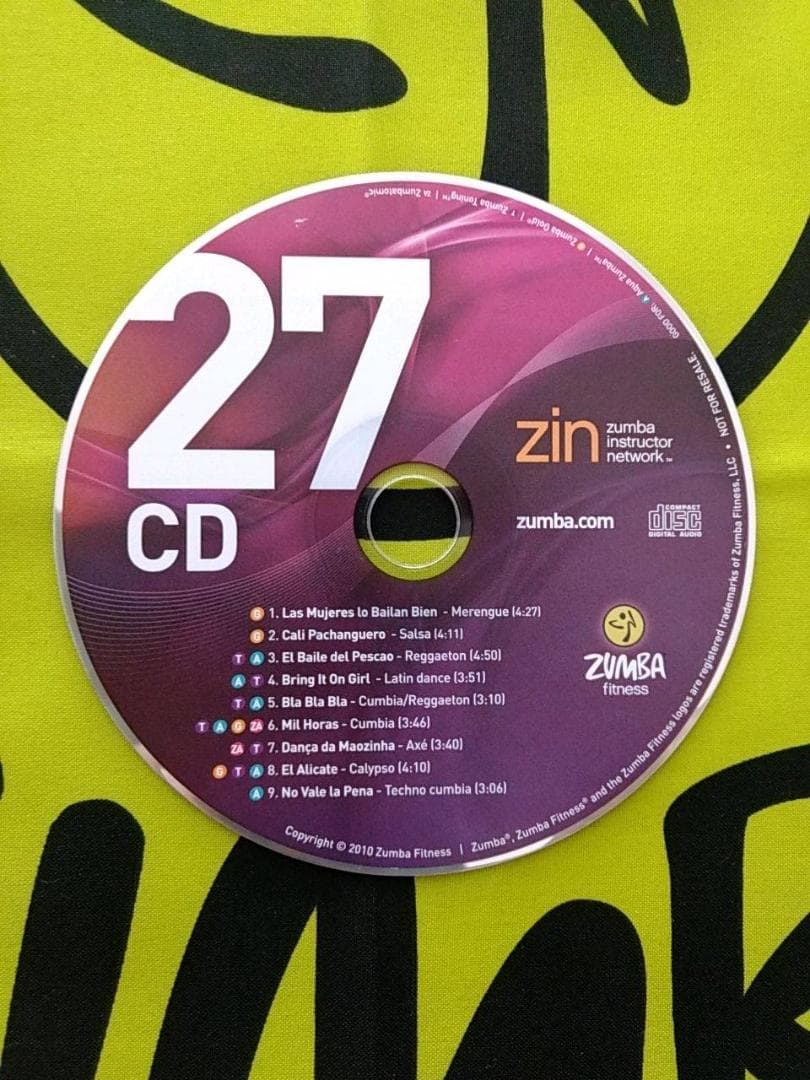 ZUMBA　ズンバ　ZIN27　CD＆DVD　インストラクター専用　希少