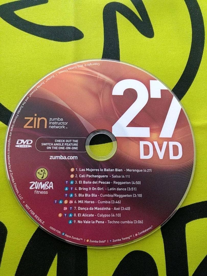ZUMBA　ズンバ　ZIN27　CD＆DVD　インストラクター専用　希少