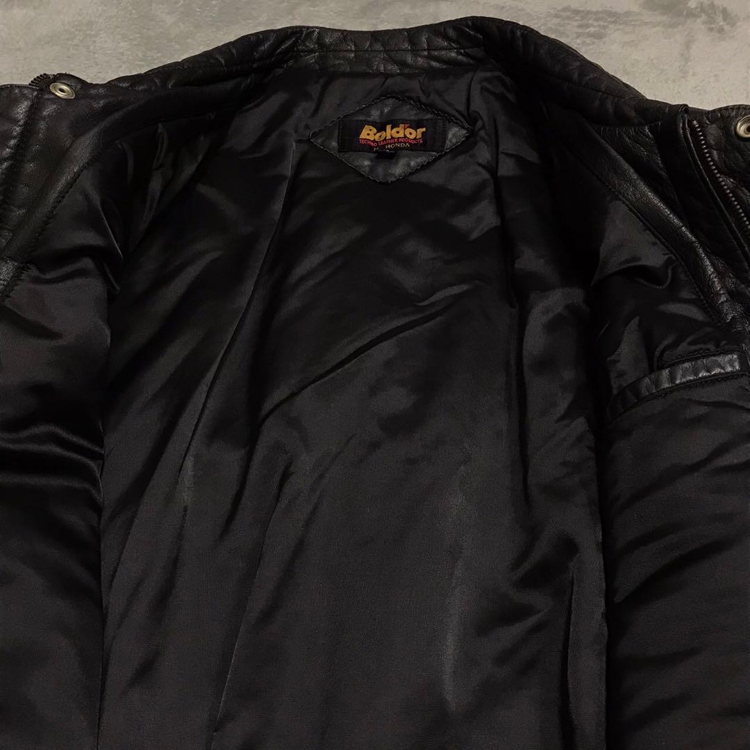 90s Boldor HONDA ホンダ　ビンテージレザージャケット　本革　L