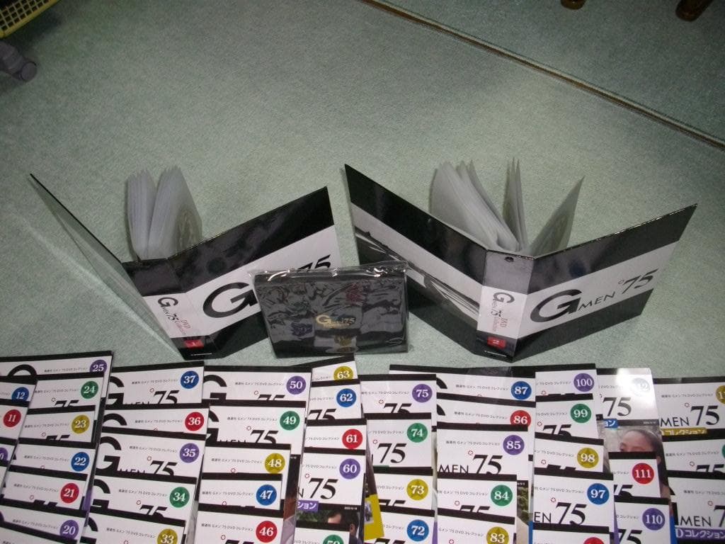 【Ｇメン'75 DVD全巻】 DVD全巻、マガジン全巻、バインダー2冊、他