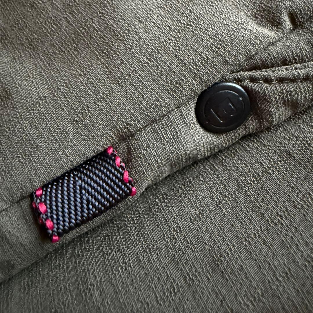 極美品　裏起毛　蓄熱　ブリーフィング　パンツ　黒　カーキ　S〜M相当　秋冬