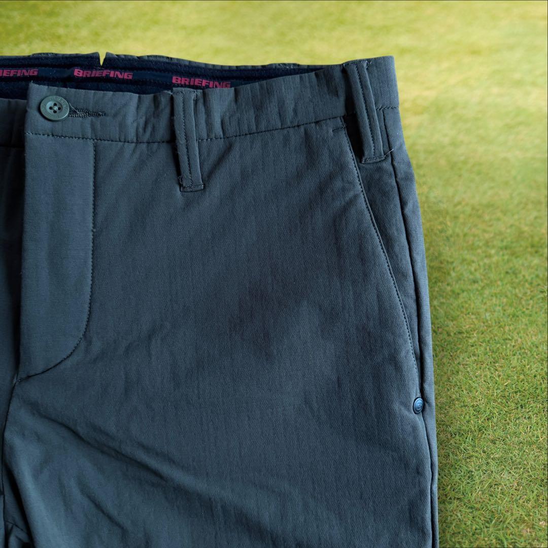 極美品　裏起毛　蓄熱　ブリーフィング　パンツ　黒　カーキ　S〜M相当　秋冬