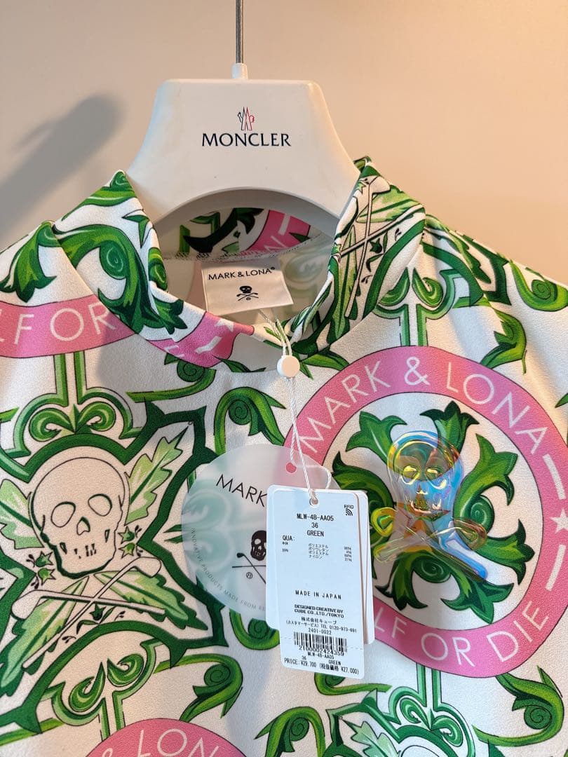 新品⭐️ MARK&LONA モックネックシャツ レディース 正規品 マーク&ロナ