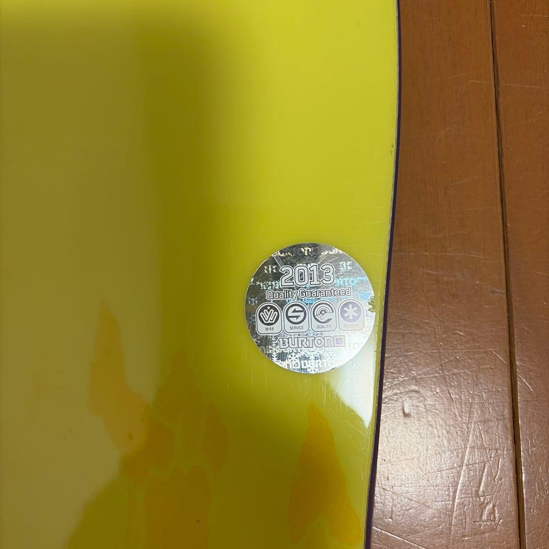 2013年モデル burtonスノーボード イエロー