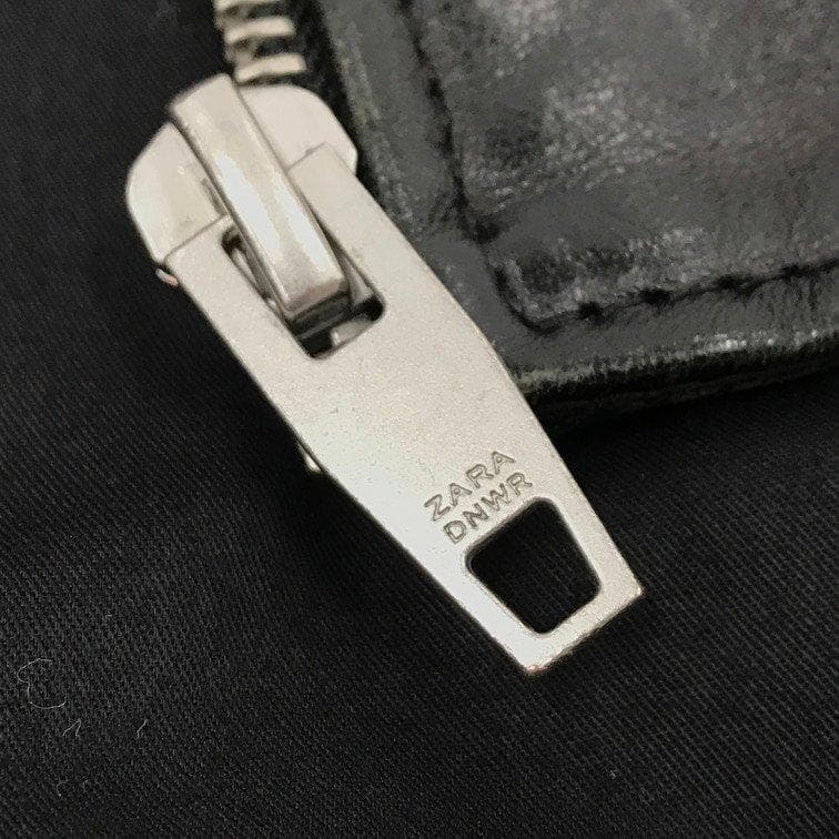 ZARA ザラ ブラックレザー ダブルライダースジャケット