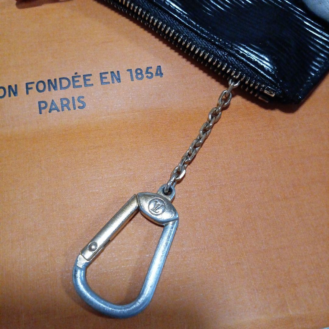 ルイ・ヴィトン　訳あり良品エピ　ポシェット　クレ　キーリング付き小銭入れ