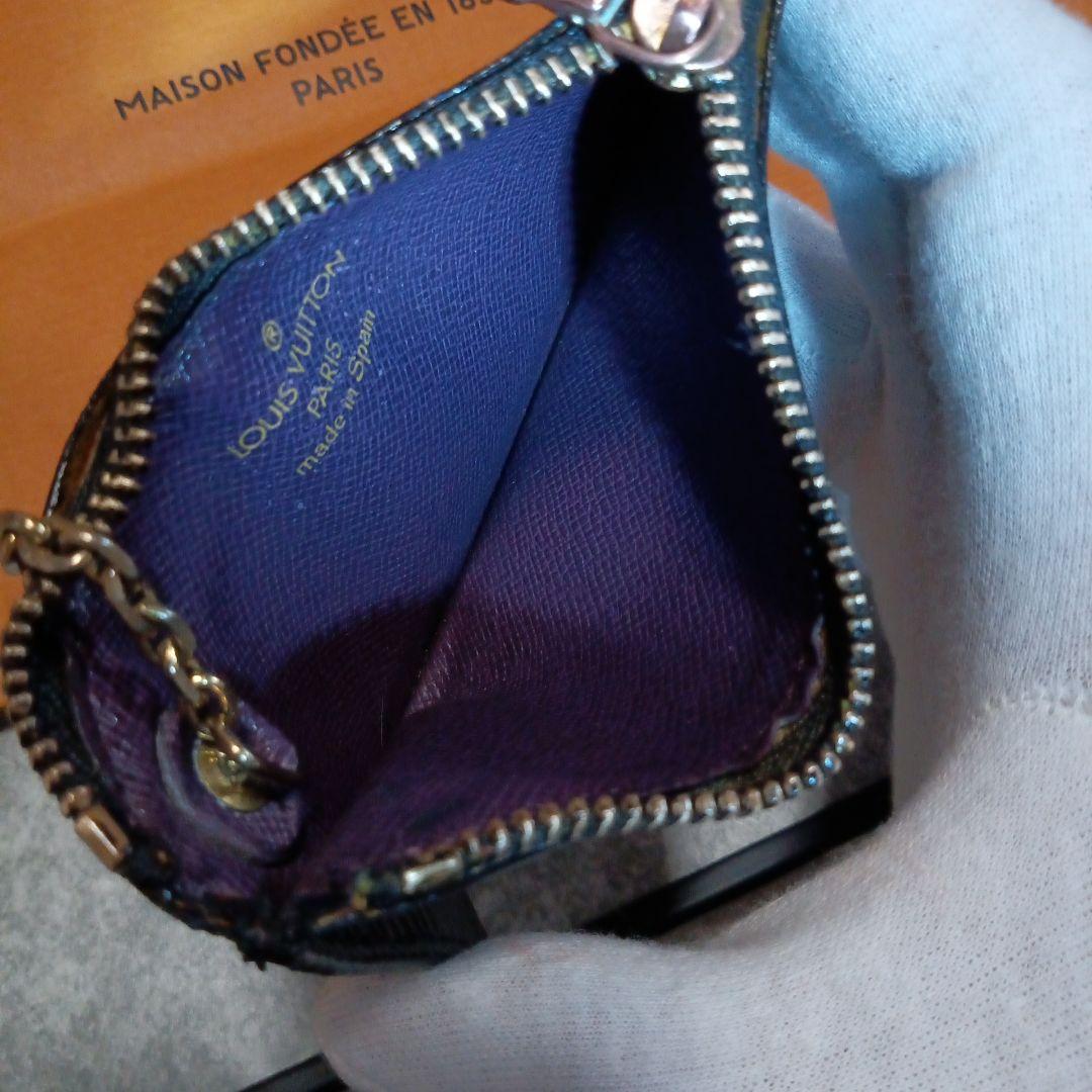 ルイ・ヴィトン　訳あり良品エピ　ポシェット　クレ　キーリング付き小銭入れ