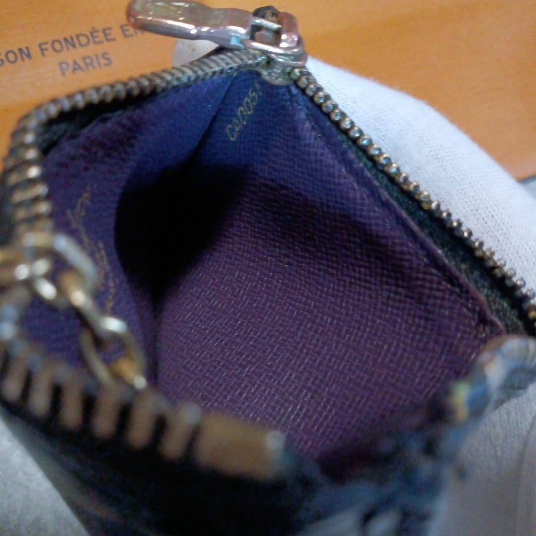 ルイ・ヴィトン　訳あり良品エピ　ポシェット　クレ　キーリング付き小銭入れ