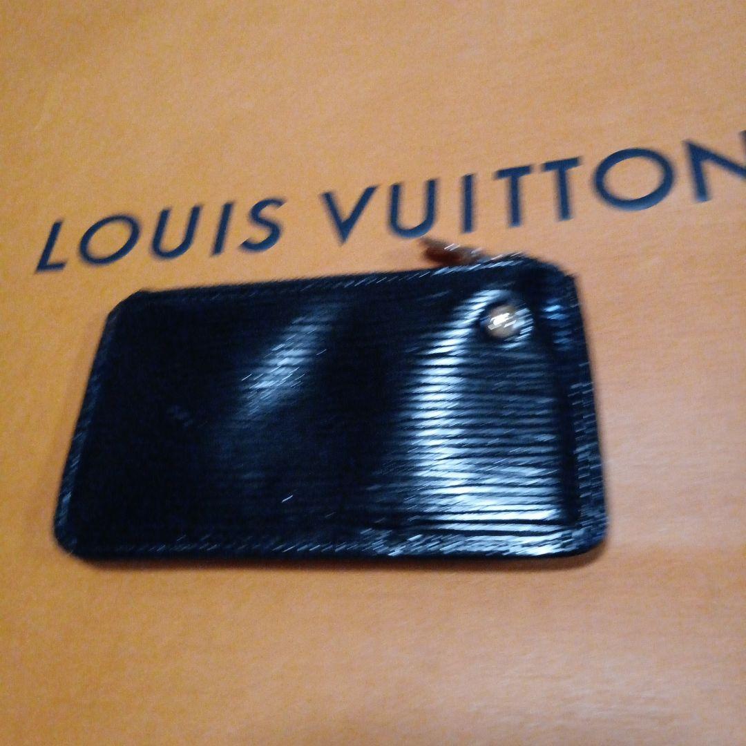 ルイ・ヴィトン　訳あり良品エピ　ポシェット　クレ　キーリング付き小銭入れ